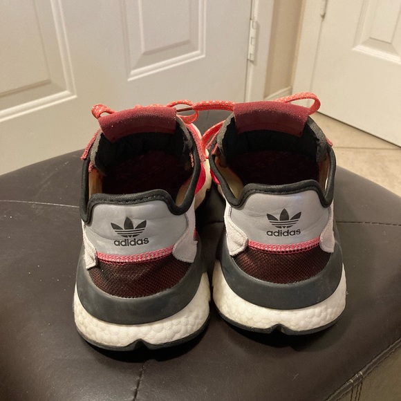 Adidas Boost Nite Jogger ‘Shock Red’ Size 10.5 - Picture 2 of 6